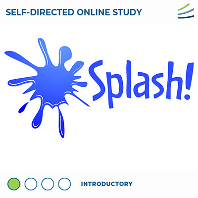 The Splash Logo with text "Self Directed Online Study" and "Introductory"